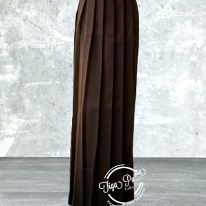 Rok Pramuka Coklat Rempel Atas: Seragam Sekolah SMP & SMA Kain High Twis