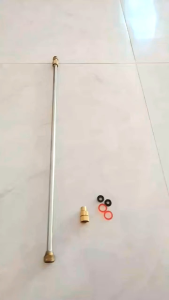 Cần rút inox gắn bình xịt điện có béc (50 cm kéo ra thành 97cm) tặng kèm 4 ron