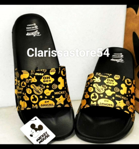 Sandal Selop Disney Nevada Coklat Polos