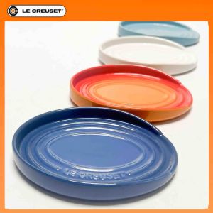 Le Creuset Authentic Original Stoneware Oval Spoon Rest One (1) Piece Made in Thailand