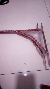 Gantungan Sangkar Burung & Pot Bunga Besi Uli (40cm)