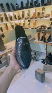 giày sục da vân sóng hàng kĩ giày dự tiệc mã G5 đặt lùi 1 size