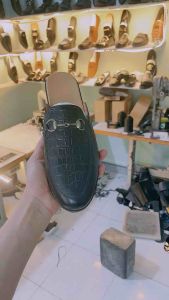 Giày sục vân gai mác vàng giày dự tiệc nam  Hàng kĩ  mã G9 đặt lùi 1 size