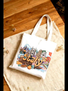 High Quality Scenery Design Canvas Tote Bag Katcha Bag / shopping bag / ecofriendly / canvas bags /eco bag