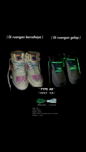 Tali Sepatu Katakana Glow in the Dark oleh Daad.co
