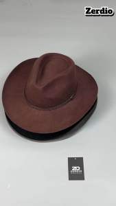 Mũ Cao Bồi Nỉ Lông Cừu Cao Cấp Nón Cowboy Nam Nữ MP100 Phong Cách Châu Âu