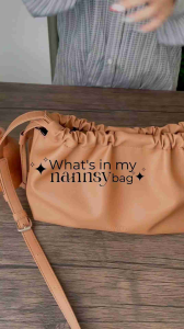 Nannsy Bag By Hyoo Tas Slempang Serut Polos Anti Air