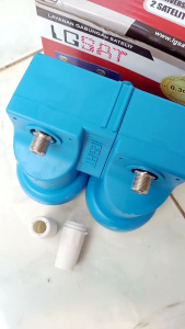 LNB KU BAND LGSAT 2 SATELIT 1 RECEIVER PALING MURAH