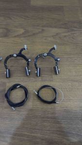 (( KOMPLIT )) Rem Sepeda BMX / MINI / JENGKI / Rem Sepeda Anak Capit U Brake Penjepit Pakem