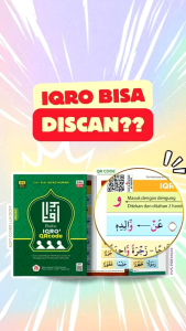 Buku IQRO QRCode Milenial Terbaru Cara Cepat Belajar Al-Quran