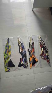 STIKER STRIPING LIS LES BODY SUPRA FIT R 2006 API