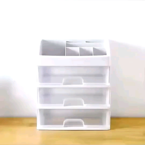 ESA Rak Kosmetik 3 Laci Multifungsi Rak Kosmetik Susun Tempat Rak Makeup Aksesoris