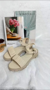Sandal Wedges Wanita Kekinian Korean Style Terlaris