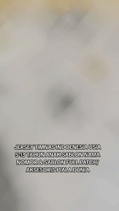 Jersey timnas indonesia anak sablon full patch sablon nama nomor punggung & sablon aksesoris piala dunia setelan baju bola anak laki dan perempuan