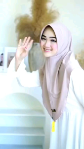HIJAB syari SIZE L Bergo pet antem