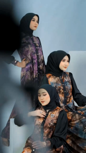 AZHARIA DRESS B 🆕 COD ▪️TERBARU GAMIS LEBARAN BY NADHEERA LUXURY