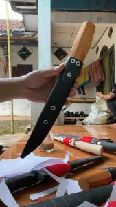 Pisau Potong Daging Super Tebal Asli Banten Baja Premium