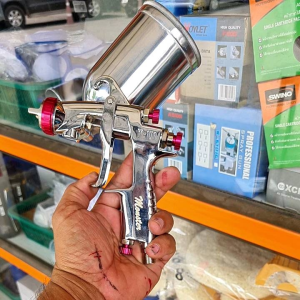 อุปกรณ์​พ่นสีรถยนต์  กาพ่นสี W101​หัว1.3​ บานมาก(คละสี​) ละอองสีละเอียดมาก แบรนมอนสเตอร์​ หัว