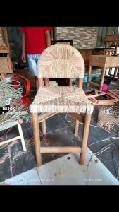Kursi Bar Banana Teak Wood murah Terbaru
