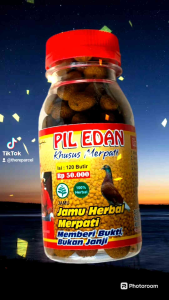 Jamu Merpati Pil Edan isi 120 Bitir: Suplemen Burung