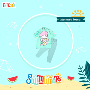 Baju Renang Anak Laki Laki Perempuan Vitto Explore Swimwear Kids Boys n Girls