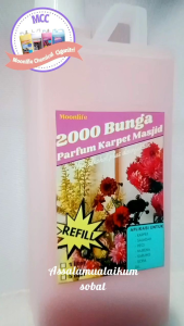 PARFUM KARPET MESJID AROMA 2000 BUNGA NON ALKOHOL PLUS DISINFEKTAN 1 liter