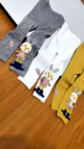 BABY K2 - legging polos buka kaki motif bunny kode 00341