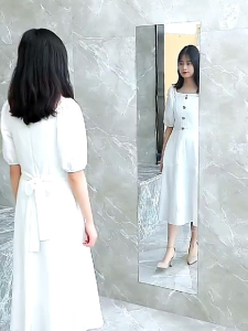 IKEA Mirror 30cmx30cm 3D Diy Wall Stickers Self Adhesive/Cermin IKEA Hiasan Dinding Mirror Sticker