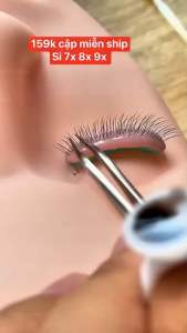 Mi Giả Tập Nối Siêu Thực (Chất Liệu Silicon Mi Tập Nối Nhiều Tầng(TẶNG NÚT KEO CHẢI MI )Tái Sử dụng lâu dài