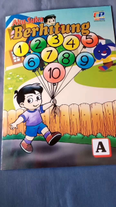 Buku berhitung jilid A untuk PAUD dan TK Uk besar