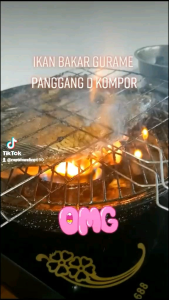 PANGGANGAN JEPIT JUMBO GAGANG KAYU BAKARAN IKAN BAKARAN AYAM