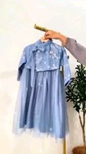 Ganis Anak Brukat Tile 3 4 5 7 Tahun Terbaru Fashion Muslim Anak Perempuan Lebaran