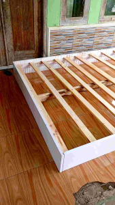 Dipan kayu Tanpa sandaran/Tempat tidur kayu/Ranjang kayu Tingi 20cm/Tempat tidur tanpa sandaran Murah/Ranjang kayu tanpa sandaran/Dipan kayu asli/Alas tempat tidur/Alas kasur lesehan/Ranjang tempat tidur dewasa lesehan