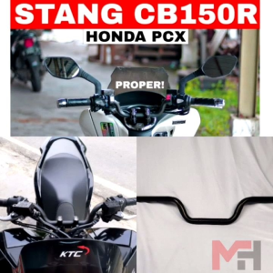 Stang setang stir setir honda cb150r CBR cb 150 r led pendek pcx Hitam AHM 99% Mirip ORI AHM cb gl mp tiger rx king