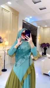 Gamis Set Queen Series: Desain Gamis Modern & Bahan Katun Nyaman