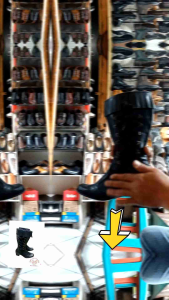 sepatu boot marchand band pertengahan lutut