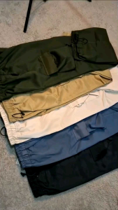 KIYA CARGO PANTS HIGHWAIST KOREAN STYLE / CELANA KARGO WANITA TALI SERUT TERBARU