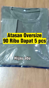 ATASAN OVERSIZE WANITA / KAOS OVERSIZE POLOS