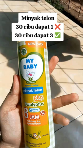 My Baby Minyak Telon Plus Eucalyptus 8 Jam 150 ML