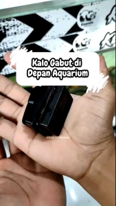 SIKAT MAGNET PEMBERSIH KACA AQUARIUM MAGNETIC BRUSH AQUASCAPE AKUARIUM UKURAN BESAR DAN KECIL
