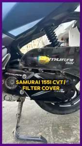 Euro Samurai 155i CVT Crankcase Cover – Pulley & Airbox Cover Plug & Play With Washer + Free Sticker