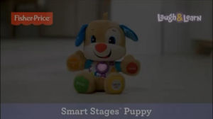 น้องหมาสีชมพูเเละ, ประกอบสอนภาษาของผู้ชาย, รุ่นใหม่ล่าสุด น้ำหอม Fisher-Price Laugh & Learn Smart Stages Puppy Sis