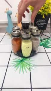 Toples Bumbu Dapur 7 Set Stoples Botol Bumbu Dasar Putar Perlengkapan Dapur Set Kombo / Rak Bumbu Set Rak Gelas Organizer Besi Cup Holder Tempat Cangkir Tempat Gelas Gantungan Gelas Rak Dapur Minimalis 7 Sot Cup Holder /Tempat Botol Bumbu 7in1 Rak Bumbu