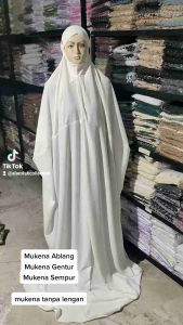 Mukena Ablang Mukena lesty Crincle Mukena Tanpa lengan