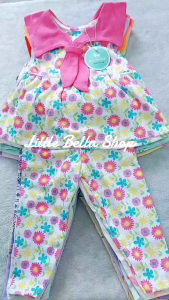 Miwoo Kids Sailor Collar Dollpants Terno 1-6 y/o