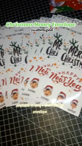 Christmas Ampao Witty Angpao Christmas Money envelopes 10pcs