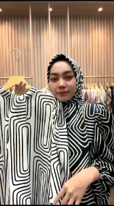 Syalina Set/Gamis Plus Hijab/Gamis Muslimah Terbaru/Motip Cantik/AmoreByRuby