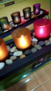 Lilin Gelas Kaca Dekorasi Mewah: Set 5 Warna Lilin Dekorasi