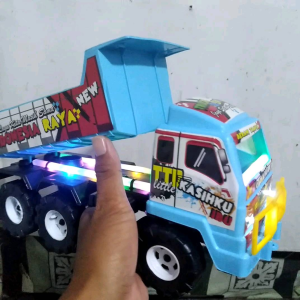 mainan truk oleng pasir full lampu