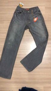 กางเกงยีนส์ขากระบอกเล็ก ชุดที่ 1 ผ้าไม่ยืด สไตล์ยีนส์ สินค้าเป็นงานมือ 1ตัว